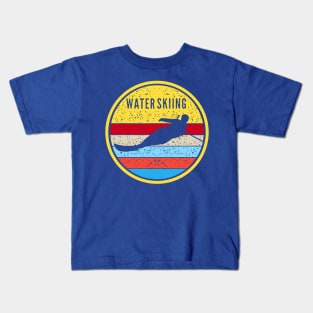 water skiing Kids T-Shirt